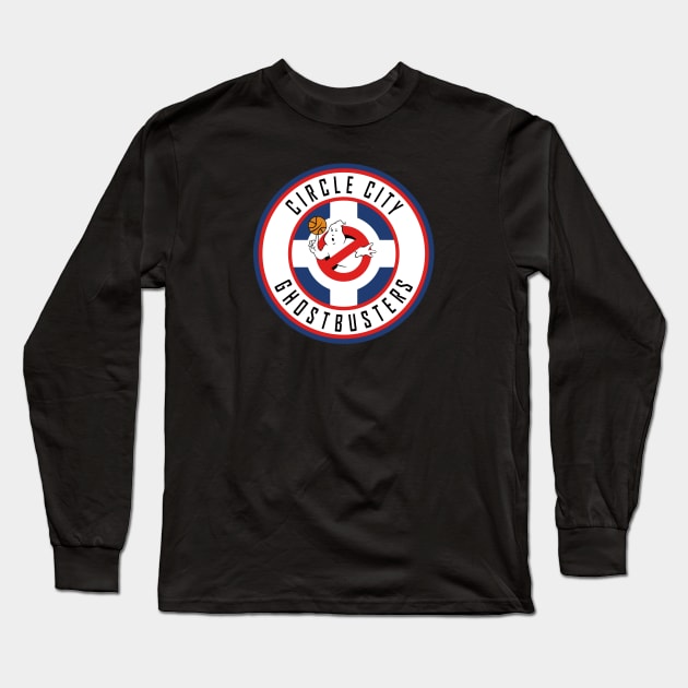 Circle City Ghostbusters Basketball Long Sleeve T-Shirt by Circle City Ghostbusters